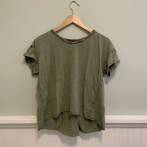 Green Pilcro tee